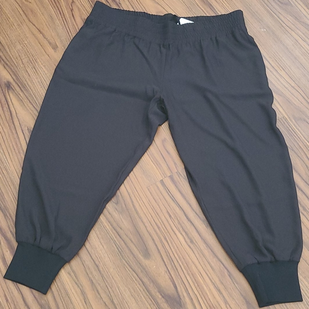Rachel Roy black women's fancy joggers 2x